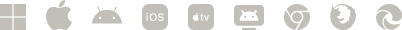 Icônes de plateforme
